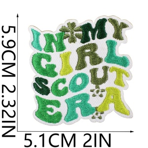 ชุดแผ่นปะติดรูปลูกเสือสาว DIY สำหรับตกแต่งถุงแจ็คเก็ตตัวแทนจำหน่ายคุกกี้ปักลายโคลเวอร์สีเขียวสำหรับห<span class=keywords><strong>ม</strong></span>วกลูกเสือแ<span class=keywords><strong>ม</strong></span>่ - Product Image 6