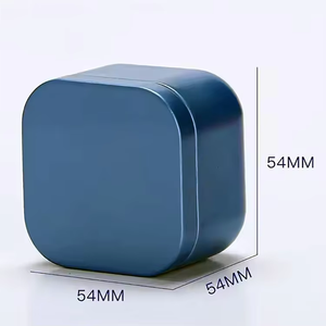 Wholesale Colorful Small Mini Metal Square <strong>Shape</strong> Customized Color Tin Jars <strong>Can</strong> Tinplate Container 10g Loose Leaf Tea <strong>Promotional</strong> - Product Image 2