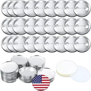 Promoção Presentes Emblema Em Branco para Pin Machine Custom Logo Round Shape Plastic Button Badges