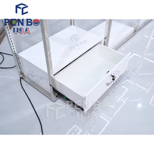 2025 nouvelle Boutique magasin de vêtements Design moderne magasin de vêtements Table d'affichage comptoir de réception pour Boutique magasin - Product Image 4