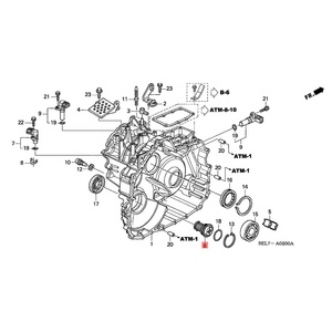 Filtro de Aceite para Caja de Cambios Automática CVT SWRA M4VA SLYA SERA para <span class=keywords><strong>Honda</strong></span> <span class=keywords><strong>JAZZ</strong></span> ELEMENT FIT CITY 25450PWR003 GD1 25450-PWR-003 - Product Image 6