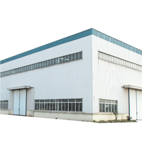 Estructura de acero prefabricada Taller Planta de trabajo de grado ligero Marco Edificios Doblado Procesado Hangar prefabricado Hall de acero