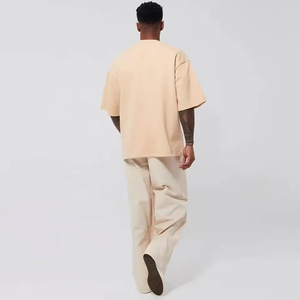 Mới Đến Cao Cấp 260 GSM <span class=keywords><strong>T</strong></span>ùy Chỉnh <span class=keywords><strong>T</strong></span> Áo Sơ Mi Cotton Spandex Quá Khổ Nặng Nặng Ngắn Tay Áo Mens <span class=keywords><strong>T</strong></span> Áo Sơ Mi - Product Image 3