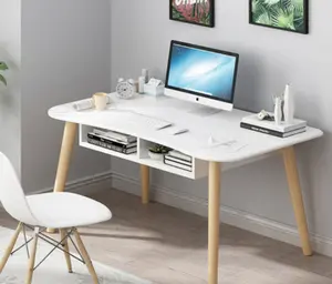 Лидер продаж, золотой поставщик, изогнутый компьютерный стол, офисный настольный стол для ноутбука, стол для компьютера
