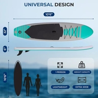 Paddle de surf souple personnalisé pour le surf en plein air