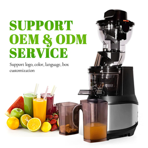 MOSEENER 85mm elektrikli sıkacağı çıkarıcı BPA içermeyen yavaş sıkacağı paslanmaz çelik ev için büfe tipi meyve sıkacağı geniş ağız soğuk pres - Product Image 2