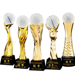 Trophée de football de base de sablage noir personnalisé <span class=keywords><strong>professionnel</strong></span> autres métiers en cristal pour le <span class=keywords><strong>prix</strong></span> du champion - Product Image 1