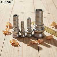 AUQIVM E-Type Connecteur rapide en acier inoxydable 304 Connecteur de tube de cuir chevelu mâle basse pression avec extrémité mâle à ajustement rapide du tuyau
