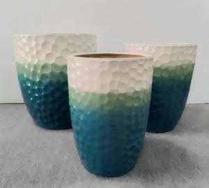 <b>Large</b> Luxury Vase Relief Carvings Flower Pot FRP Planter for Home Living Room Garden Wedding Centerpieces Decor Resin Crafts AT- - Product Image 6
