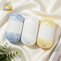 Fil de tissu nano brillant et coloré pour le crochet et le tricot manuel DIY, idéal pour la confection de sacs artisanaux et la décoration intérieure