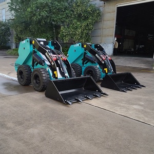 <span class=keywords><strong>Mini</strong></span> Skid Steer <span class=keywords><strong>Loader</strong></span> <span class=keywords><strong>Mattson</strong></span> ML525W yang Dilengkapi Mesin Diesel Kubota, Tipe Beroda untuk Penggunaan Serbaguna - Product Image 2