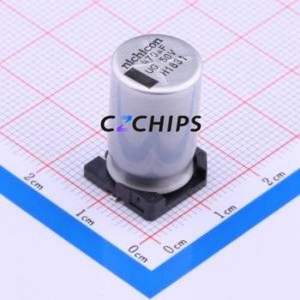 ตัวเก็บประจุ UUG1H471MNQ6MS อลูมิเนียมอิเล็กโทรลีติค SMD D12.5xL21mm 470uF 20% 50V 740mA-120Hz - Product Image 1