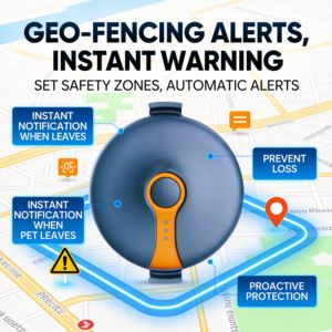Localisateur <span class=keywords><strong>GPS</strong></span> intelligent sans fil pour animaux de compagnie avec émetteur-récepteur audio, positionnement des chiens et des chats, anti-perte, suivi à distance, localisateur d'animaux de compagnie - Product Image 6