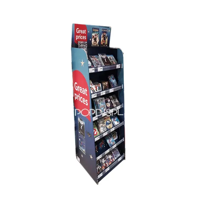 HOT Hot Sales Cardboard Floor Nuts Display Stand For Supermarket