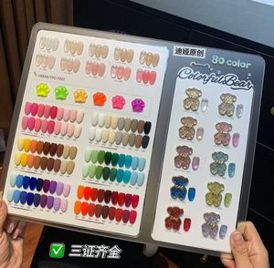 ชุดเจลทาเล็บ ZRK 80 สี มินิแบร์  ปราศจากสาร TPO และ HEMA ติดทนนาน ล้างออกได้ด้วยน้ำยาล้างเล็บ ใช้กับหลอด UV/LED สำหรับขายส่ง - Product Image 6