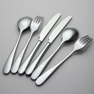 스테인리스 스틸 호텔 식기 세트: 풀 테이블 레스토랑 수저, 스푼, 포크, 나이프 - Product Image 3