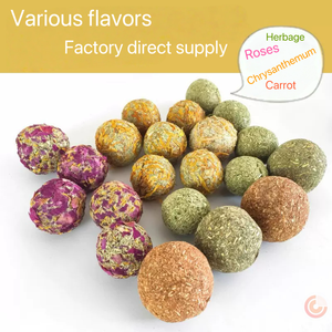 Pet Răng Mài Bóng Cỏ Tự Nhiên Đồ Chơi Cho Thỏ Guinea Pig Cỏ Linh Lăng Tự Nhiên Bóng Mol Pet Đồ Ăn Nhẹ - Product Image 2