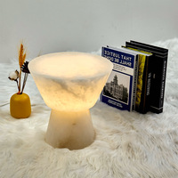 Lampe de table LED moderne en marbre avec contrôle tactile lumière de soin des yeux à intensité variable pour chambre étude salon éclairage décoratif