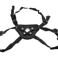 Arnés de Cuero PU Ajustable SacKnove para Hombre Gay, Cinturón de Coqueteo BDSM, Juguete Sexual con Dildo, Correa Hueca para Hombres