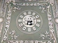 Set Mahjong Akrilik Premium Kustom Amerika 160 Ubin Ubin Mah Jongg Berukir untuk Malam Permainan Keluarga & Permainan Klub