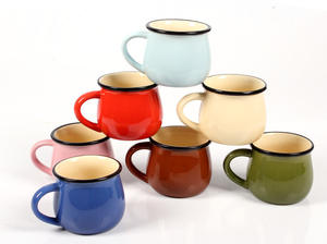 แก้วเซรามิคทรงใหญ่ 150/250/350 มล. ราคาประหยัด ดีไซน์ทันสมัย สามารถสกรีนโลโก้ได้ เหมาะสำหรับกาแฟ <span class=keywords><strong>นม</strong></span> อาหารเช้า ใช้เป็นของที่ระลึกหรือของขวัญ - Product Image 6