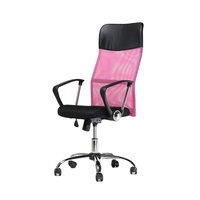 Chaises de bureau ergonomiques en maille rouge, vente en gros d'usine, fauteuils de bureau modernes pour salles d'attente et bureaux