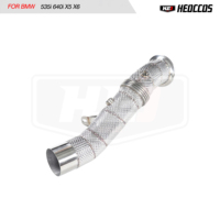 Tuyau d'échappement haute performance SS304 pour BMW N55 F10 F11 F07 535i 535XI E70 X5 E71 X6 EWG 2014+