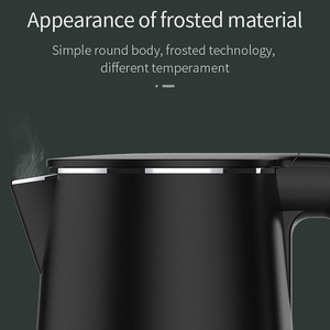 <span class=keywords><strong>Creade</strong></span>-hervidor de agua eléctrico portátil para hotel, tetera eléctrica pequeña de acero inoxidable de 1L, hervidor de agua eléctrico con temperatura - Product Image 2
