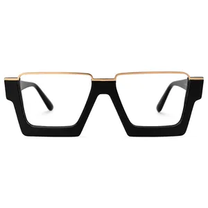 Wesee New Arrival Special Design Mixed Order Square Tortoise Glasses Design Optical Eyeglasses Frame