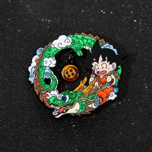 (¡Gran Venta!) Insignia de Aleación de Anime, Insignia Metálica de Recuerdo de Dibujos Animados, Broche de Metal DBZ Goku Dragon, Pin para Regalo - Product Image 4