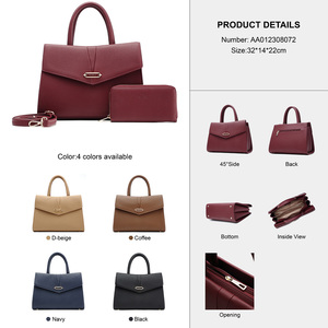 Susen chrisbella 2024 new arrival biểu tượng tùy chỉnh bán buôn nhà máy pu da túi xách bán buôn xử lý duy nhất - Product Image 6