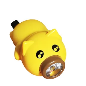 Popular Cute Kids Fly Pig Cycle Light And Horn Usb Rechargeable Horn Speaker Outdoor For Bicycle Handlebar Bicycle Light