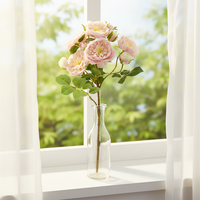 FONG IAN 76cm Rozen Spray Kunstbloemen Zijden Bloem Handgemaakte Kunstbloemen Multi-Head Realistische Bloemen Multi-head Rozen