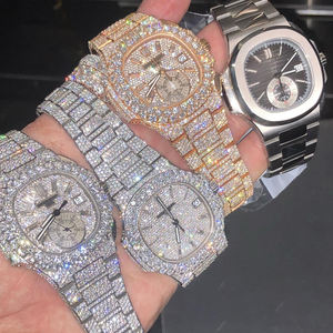 <span class=keywords><strong>Montre</strong></span> mécanique luxueuse en <span class=keywords><strong>pierre</strong></span> <span class=keywords><strong>de</strong></span> <span class=keywords><strong>roche</strong></span>, testeur <span class=keywords><strong>de</strong></span> diamants, cadran en verre minéral, boîtier, résistance à l'eau <span class=keywords><strong>de</strong></span> 10 m, lunette en acier inoxydable pour hommes - Product Image 1