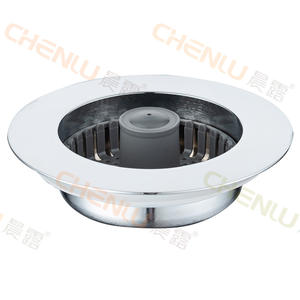 Filtro de desagüe para fregadero Chenlu con núcleo de resorte, a prueba de olores, de acero inoxidable pulido, de inserción, diámetro interior estándar - Product Image 1