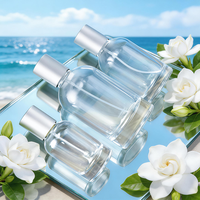 Flacon vaporisateur de parfum portable mat de luxe personnalisé de 80 ml, conteneur de voyage de qualité supérieure, étanche, avec impression sérigraphiée de qualité laboratoire