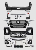 Pour Toyota Land Cruiser 200 2016-2020 mise à niveau vers le kit de carrosserie du navigateur comprend un pare-chocs avant et arrière avec calandre et phares arrière