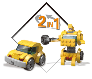 Venta caliente 4 en 1 creador bloques <span class=keywords><strong>puzzle</strong></span> de bloques de la ciudad de transformación de coches de juguete para los niños - Product Image 3