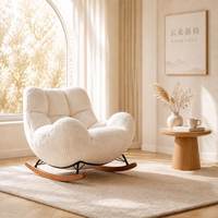 Chaises de salon modernes, ensemble de chaises de salon en tissu de luxe, fauteuils inclinables