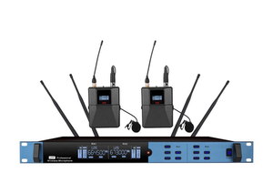 J832 Profesional UHF Micrófono Inalámbrico Uso en Exteriores 300 Metros de Alcance Auriculares de Mano Conector XLR Lavalier Receptor de Metal - Product Image 3