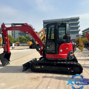 Excavadora Mini Yanmar Vio60 de 6 Toneladas Usada en Japón, con Motor, Caja de Cambios y Bomba, Modelo 2022, Pocas Horas de Uso, en Venta - Product Image 2