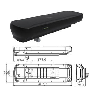 Batterie de vélo électrique de support arrière Li-ion 36V 48V pour Grunberg Phylion <span class=keywords><strong>XH370</strong></span> <span class=keywords><strong>10J</strong></span> batterie de remplacement SF-03 Ebike - Product Image 1