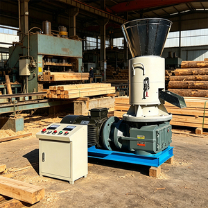 Broyeur à granulés multi-matières premières pour sciure <span class=keywords><strong>de</strong></span> bois, paille, coques d'arachides, maïs, 15KW 22KW CE - Product Image 1