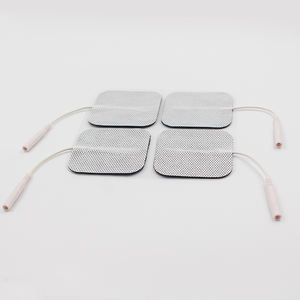 Bantalan elektroda untuk <span class=keywords><strong>Unit</strong></span> <span class=keywords><strong>TENS</strong></span>/EMS, bantalan sandaran kain dengan Gel Premium Jepang dapat digunakan kembali perekat - Product Image 1