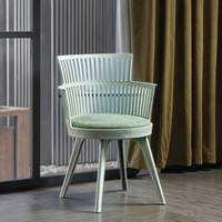 Chaise en plastique rose colorée à assise perforée pour salle à manger, design moderne, mobilier classique pour chambre, cuisine, restaurant, café