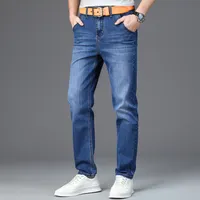 Personalizar Mens Jeans fabrica recto Casual Slim Fit pantalones de los niños pantalones vaqueros de los hombres con cremallera Cierre de Vaqueros Skinny