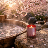 Bougie de massage de haute qualité, faite à la main, à l'huile naturelle, pour le SPA