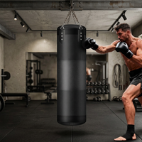 Sac de frappe Oxford 4FT pour adultes, sac de sable de boxe personnalisé avec logo pour MMA et Kickboxing
