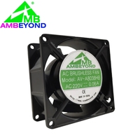 Ventilateur d'extraction AC 8038 80x80x38mm 110V 220V à roulement à billes, faible bruit, pour boîtier industriel