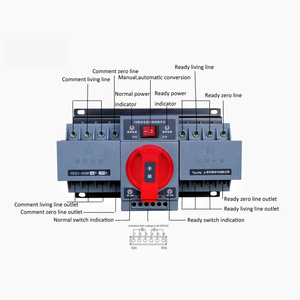 Interruptor de transferencia automática ATS 63 <span class=keywords><strong>amperios</strong></span> cambio de potencia monofásico interruptores de CA certificado CB - Product Image 2